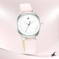 Fastrack Stunners Quartz Analog White Dial Leather Strap Watch for Girls ns6248sl01 / 6248sl01