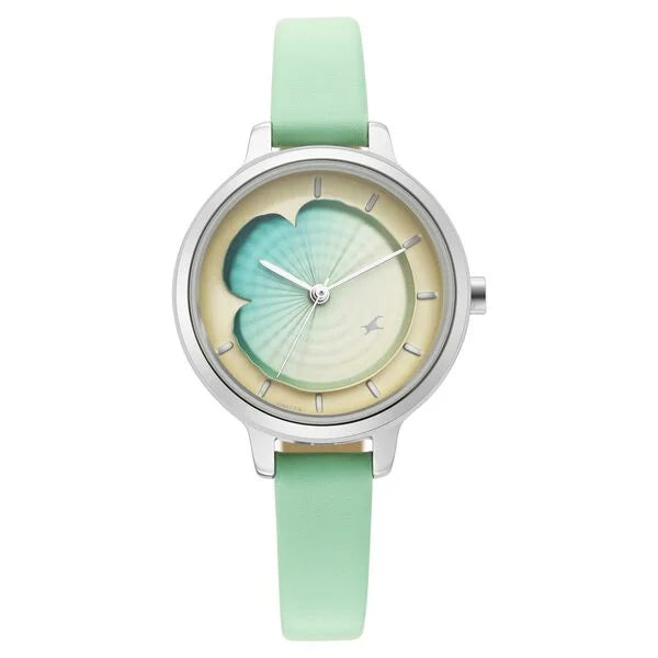 Fastrack Uptown Retreat Quartz Analog Multicoloured Dial Leather Strap Watch for Girls nr6264sl01 / 6264sl01