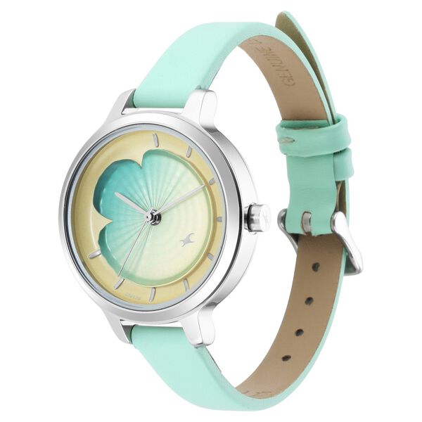 Fastrack Uptown Retreat Quartz Analog Multicoloured Dial Leather Strap Watch for Girls nr6264sl01 / 6264sl01