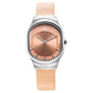 Fastrack Snob X Pink Dial Leather Strap Watch for Girls ns6283sl02 / 6283sl02