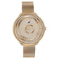 Fastrack Stunners Quartz Multifunction Rose Gold Dial Stainless Steel Strap Watch for Girls 6303wm01