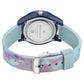 Fastrack Tie & Dye Quartz Analog Blue Dial Silicone Strap Watch for Girls ns68023pp08