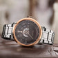 Titan Grandmaster Brown Dial Analog Stainless Steel Strap Watch for Men NS1828KM02 / 1828KM02