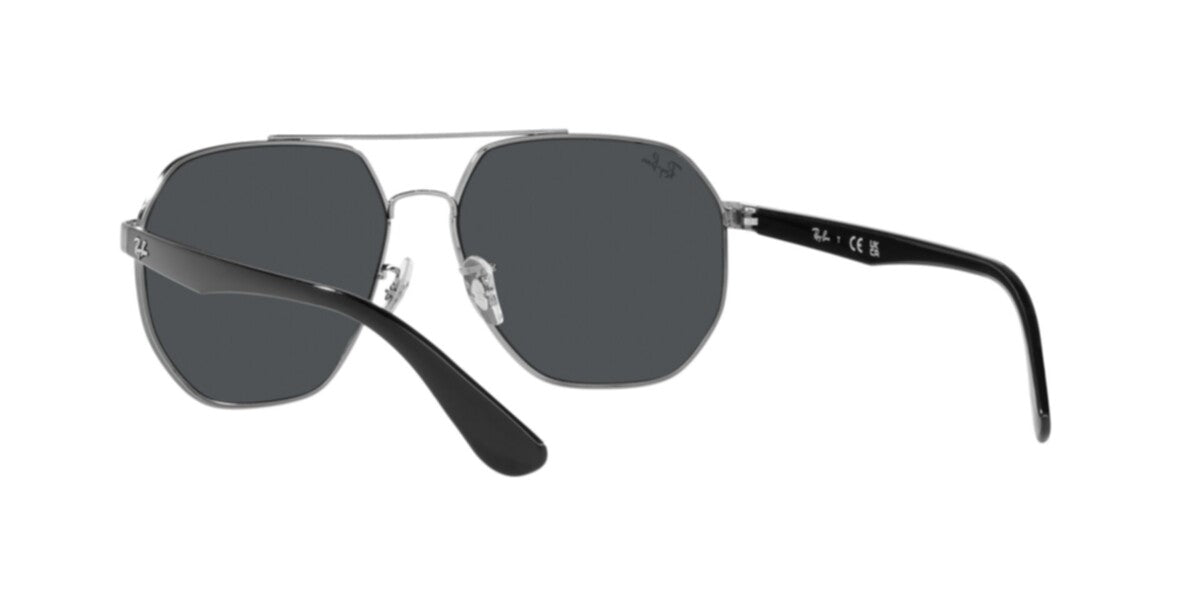 RAY-BAN SUNGLASSES | GUNMETAL SUNGLASSES ( 0RB3714I | IRREGULAR | GUNMETAL FRAME | GREY LENS )