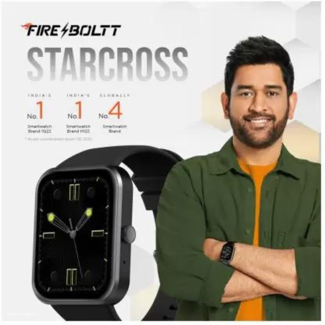 Firebolt Starcross BSW056 Black Smartwatch