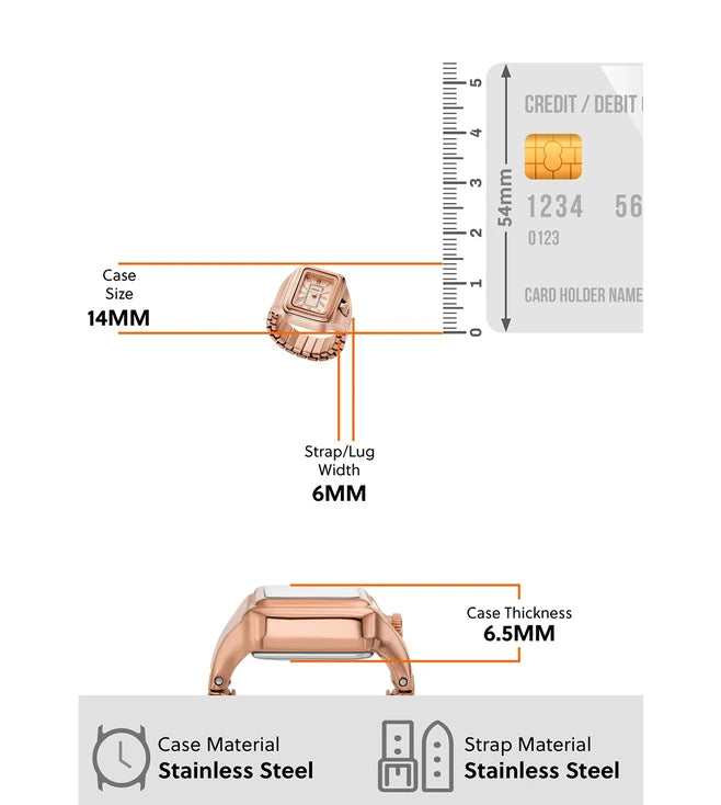 FOSSIL Raquel Ring Watch for Women ES5345