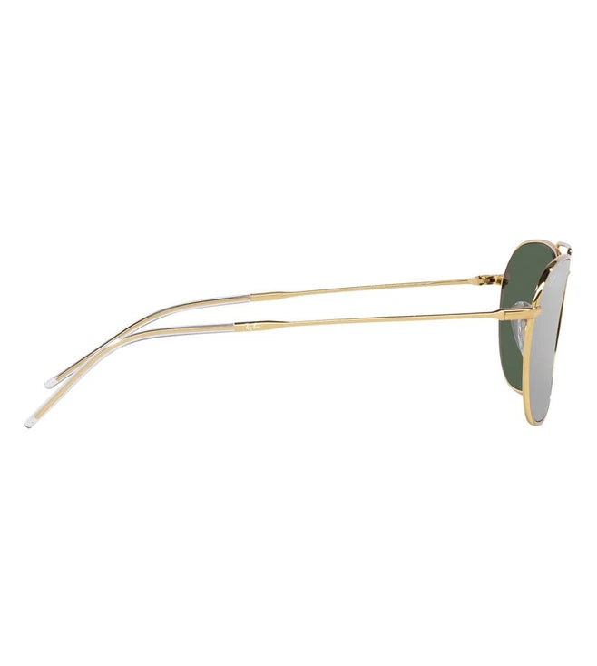 RAY-BAN Reverse Collection Arista  Gold Frame Green Lens Square Sunglasses 0RBR0102S001 VR58 / 0RB0102S001/VR58