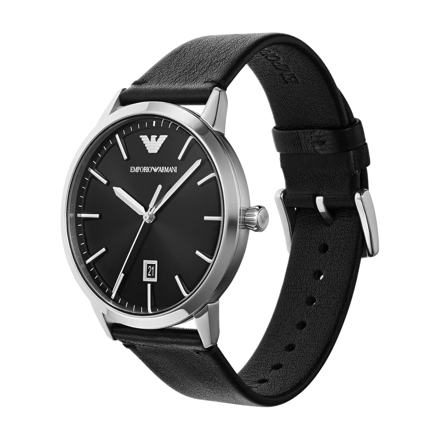 Emporio Armani Analog Black Dial Men's Watch-AR80064SET – Krishna Watch