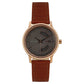 Sonata Quartz Analog with Date Grey Dial Leather Strap Watch for Men nr7134wl02 / 7134wl02