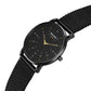 Sonata Sleek Quartz Analog Black Dial Black Stainless Steel Strap Watch For Men 7152nm02