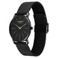 Sonata Sleek Quartz Analog Black Dial Black Stainless Steel Strap Watch For Men 7152nm02