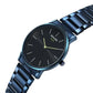 Sonata Sleek Quartz Analog Blue Dial Blue Stainless Steel Strap Watch For Men 7152qm01