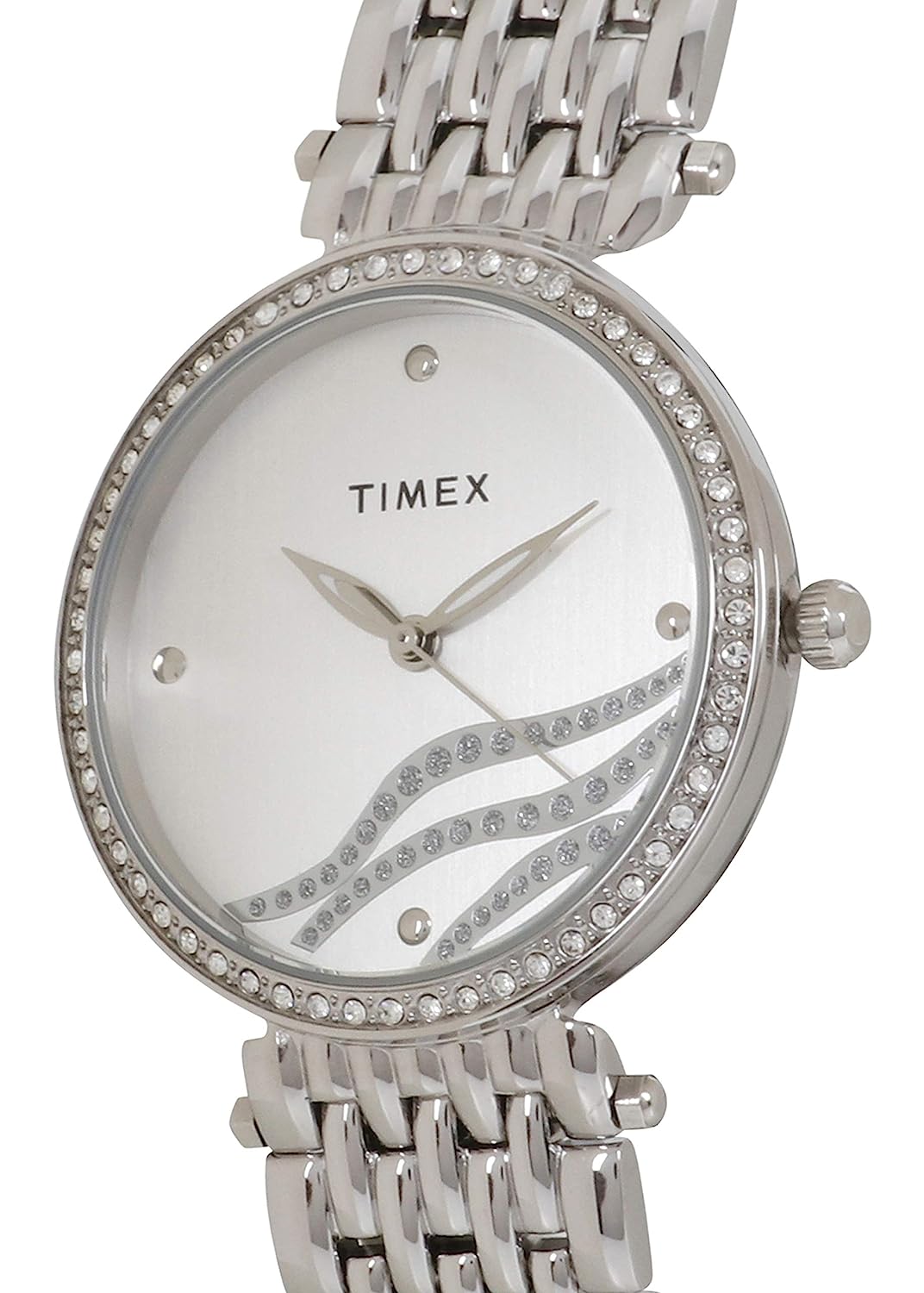 TIMEX Analog Silver Dial Women's Watch-TW0TL9600