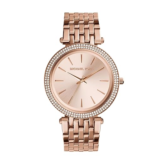 Michael Kors  Women's Rose Gold Analog Stainless Steel Watch MK3192