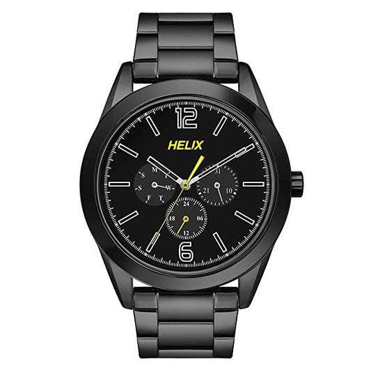 helix Analog Black Dial Men's Watch - TW031HG22