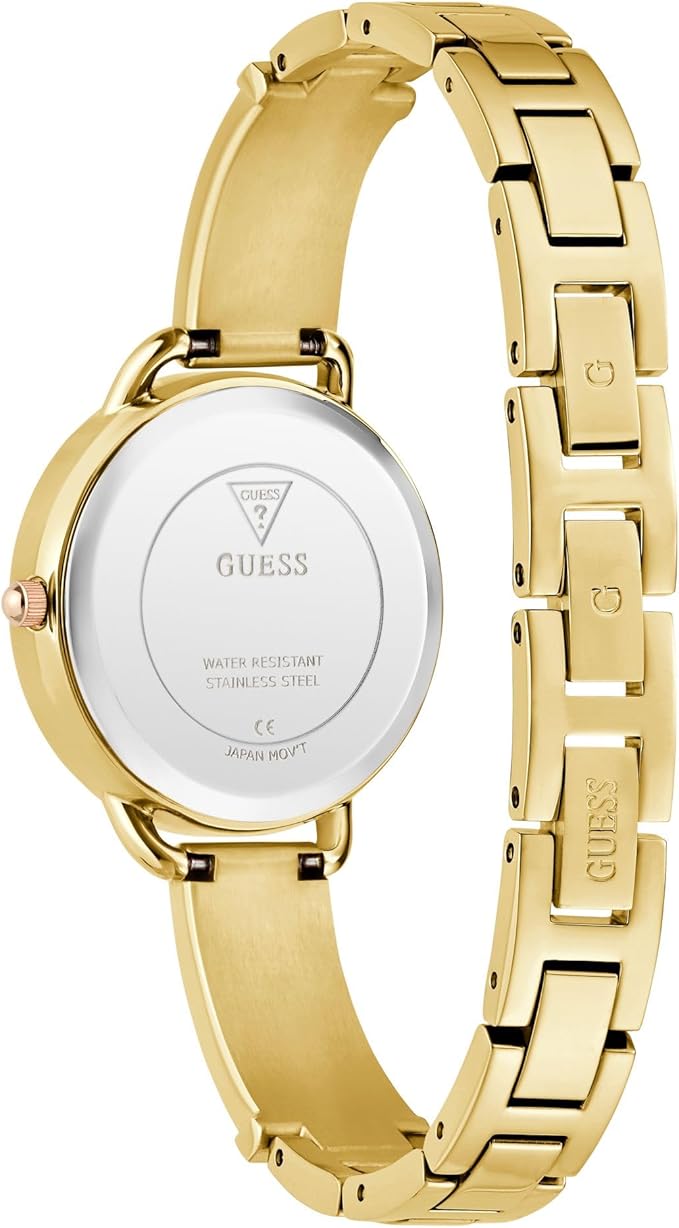 GUESS TRI BELLINI Ladies Gold Tone Analog Watch GW0914L2