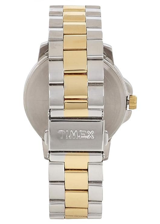 TIMEX FASHION MEN'S SILVER DIAL ROUND CASE DAY DATE FUNCTION WATCH -TWEG17204