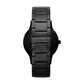 EMPORIO ARMANI Mens 43 mm Renato Black Dial Stainless Steel Analog Watch - AR11184