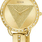 GUESS TRI BELLINI Ladies Gold Tone Analog Watch GW0914L2