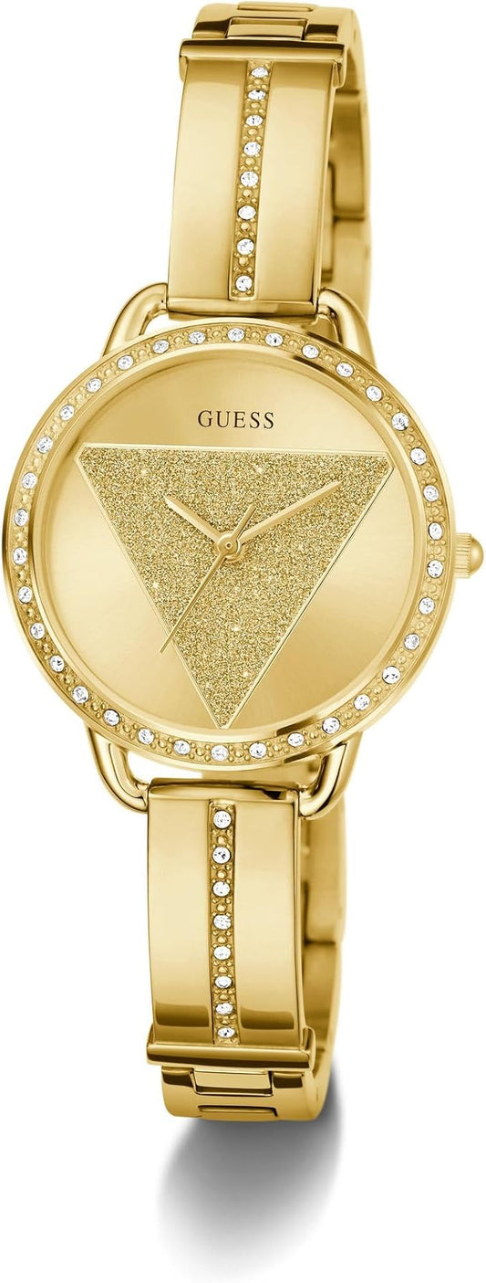 GUESS TRI BELLINI Ladies Gold Tone Analog Watch GW0914L2