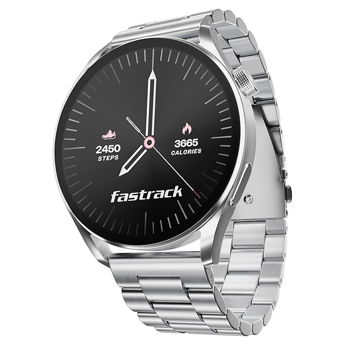 Fastrack Dezire FX1 Luxury Metal Smartwatch with 1.38” UltraVU HD Display with bright Pixel Resolution 38126SM01