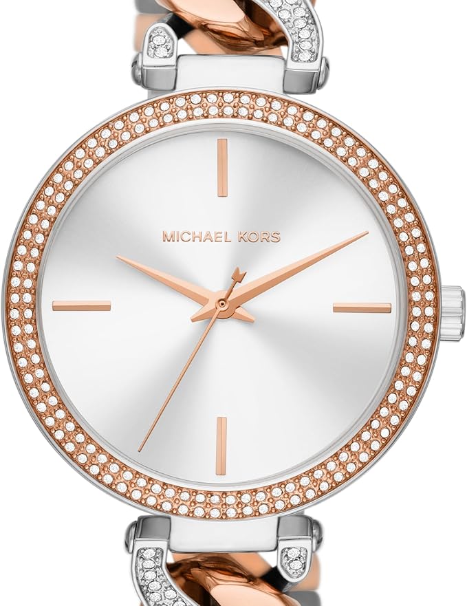 Michael Kors Women Outlet Catelyn Two Tone Analogue Watch MK4634