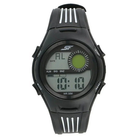 SF Super Fibre Digital Dial Plastic Strap Watch for Men ns77072pp04 / 77072pp04