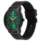 Sonata Volt Quartz Analog Green Dial Polyurethane Strap Watch for Men 77085PP22W