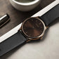 Sonata Aspire Quartz Analog Brown Dial Leather Strap Watch for Men 77105ql05w