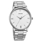 Sonata Aspire Quartz Analog White Dial Stainless Steel Strap Watch for Men NS77105SM12w