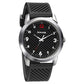 Sonata Smart Plaid Quartz Analog Black Dial TPU Strap Watch for Men np77107sp02w / 77107sp02w