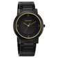 Sonata Utsav Quartz Analog Black Dial Stainless Steel Strap Watch for Men 77108nm02