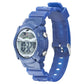 SF Digital Dial Blue PU Strap Watch for Men ns77109pp03 / 77109pp03