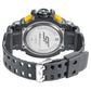 SF Quartz Analog Digital Black Dial PU Strap Watch for Men ns77118pp03w / 77118pp03w