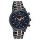 Sonata Wedding Edit Quartz Multifunction Black Dial Stainless Steel Strap Watch For Men 77146km02