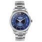 Sonata Quartz Analog Blue Dial Silver Stainless Steel Strap Watch For Men 77149sm01