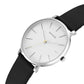 Sonata Ascent Quartz Analog White Dial Leather Strap Watch For Men 77150sl01