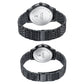 Sonata Wedding Edit Quartz Analog Black Dial Stainless Steel Strap Watch For Pair 7715487076nm01