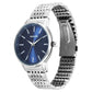 Sonata Wedding Quartz Analog Blue Dial Stainless Steel Strap Watch For Men 77156sm01