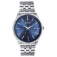 Sonata Wedding Edit Quartz Analog with Date Blue Dial Stainless Steel Strap Watch For Men 77166sm01