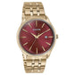 Sonata Wedding Edit Quartz Analog with Date Red Dial Stainless Steel Strap Watch For Men 77166ym02