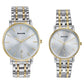 Sonata Wedding Edit Quartz Analog with Date Silver Dial Stainless Steel Strap Watch For Pair 7716787086bm01