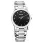 Sonata Classic Quartz Analog Black Dial Silver Stainless Steel Strap Watch for Men ns7987sm07w / 7987sm07w