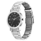 Sonata Classic Quartz Analog Black Dial Silver Stainless Steel Strap Watch for Men ns7987sm07w / 7987sm07w