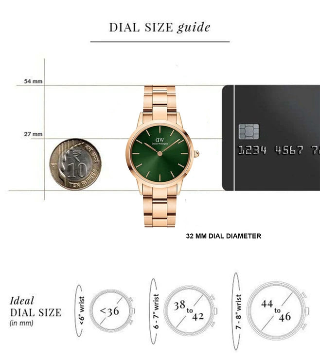 DANIEL WELLINGTON Iconic Link Emerald Watch for Women DW00100420