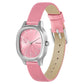 Sonata Linnea Pink Dial Women Watch With Leather Strap NS8173SL01