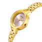 Sonata Gold Edit Pink Dial Women Watch With Stainless Steel Strap ns8177ym02 / 8177ym02