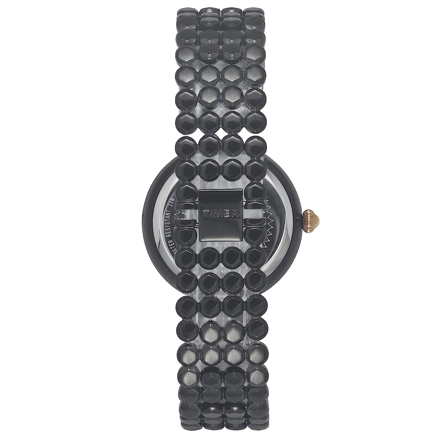 TIMEX FRIA WOMEN'S BLACK DIAL ROUND CASE 2 HANDS FUNCTION WATCH -TWEL13909