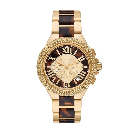 Michael Kors Oversized Camille Gold & Brown Dial 43mm MK7269