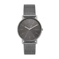 Signatur Three-Hand Gray Steel Mesh Watch SKW6577